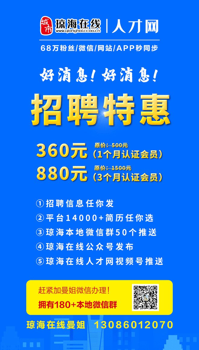 瓊海在線最新招聘信息，影響與趨勢分析